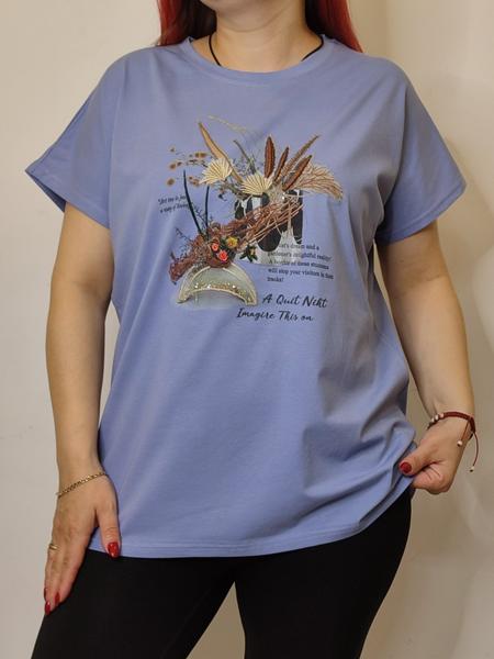 Футболка Kosta (48-52) KS74 lilac (лето)