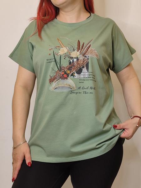 Футболка Kosta (48-52) KS78 green (лето)