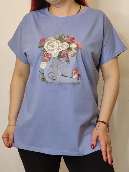 Футболка Kosta (48-52) KS79 lilac (лето)