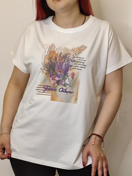 Футболка Kosta (48-52) KS88 white (лето)