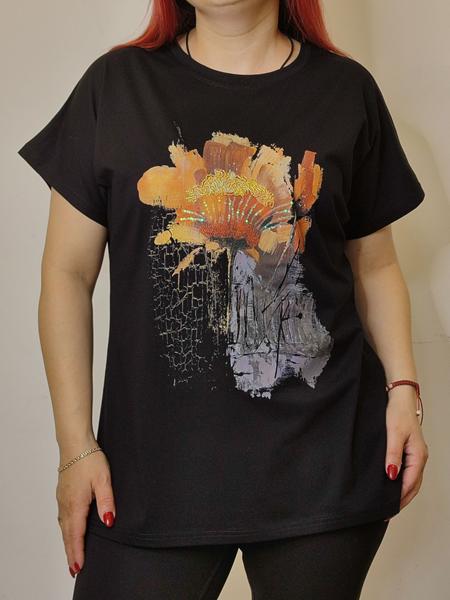 Футболка Kosta (48-52) KS93 black (лето)