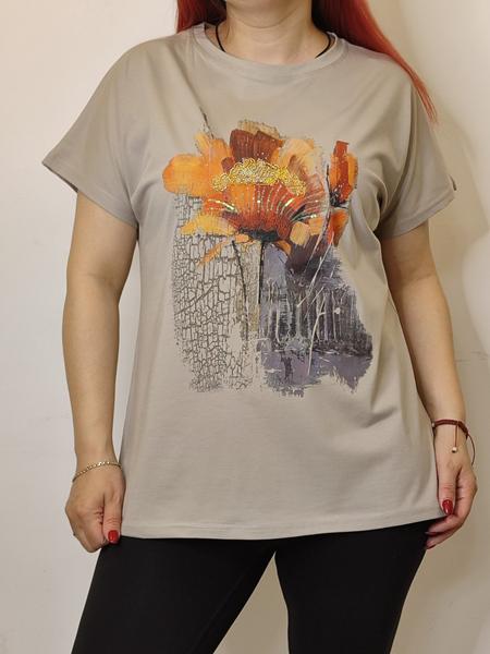 Футболка Kosta (48-52) KS94 beige (лето)