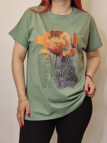 Футболка Kosta (48-52) KS95 green (лето)