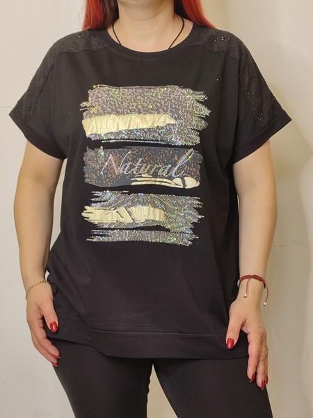 Футболка Kosta (48-52) KS97 black (лето)