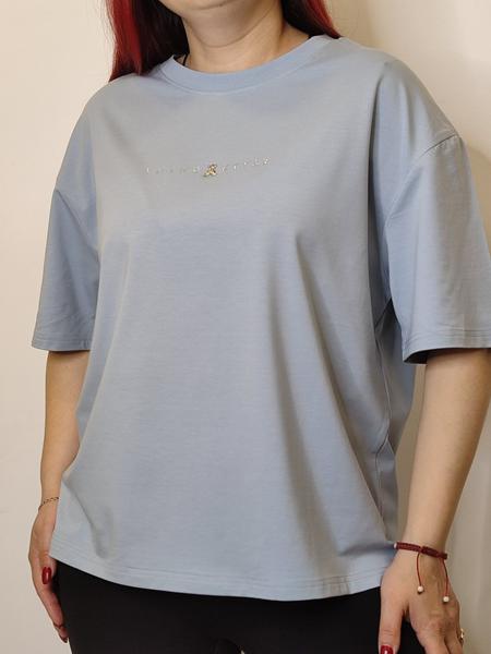 Футболка Kosta (52-56) L529 l.blue (лето)