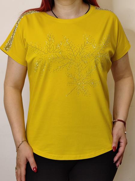 Футболка Kosta (48-52) 1713 yellow (лето)