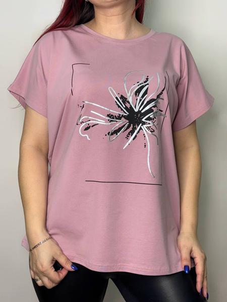 Футболка Kosta (50-54) 5507 pink (лето)