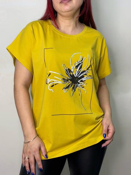 Футболка Kosta (50-54) 5507 yellow (лето)