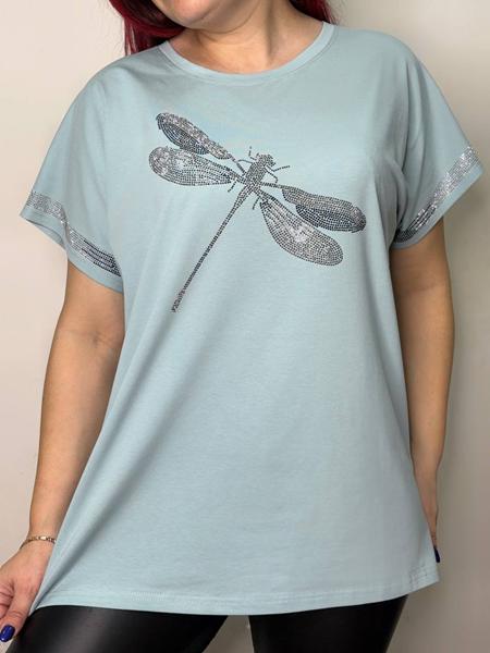 Футболка Kosta (50-54) 5592 l.blue (лето)