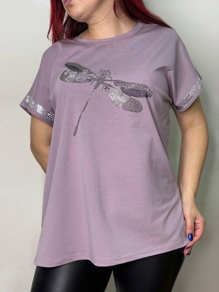 Футболка Kosta (50-54) 5592 lilac (лето)