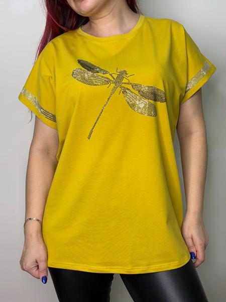 Футболка Kosta (50-54) 5592 yellow (лето)