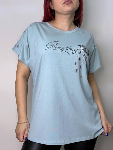 Футболка Kosta (50-54) 5597 l.blue (лето)