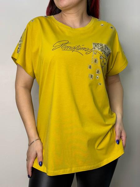 Футболка Kosta (50-54) 5597 yellow (лето)