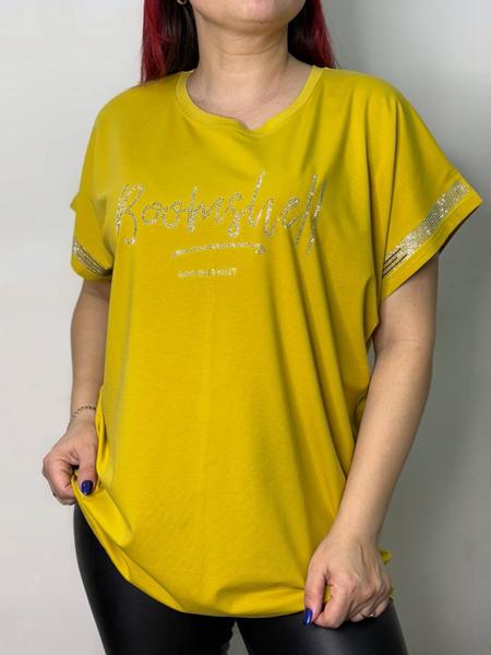 Футболка Kosta (50-54) 5598 yellow (лето)