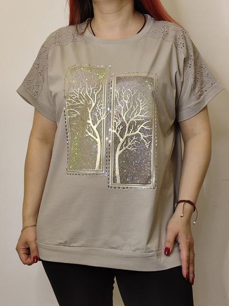 Футболка Kosta (48-52) 7502 beige (лето)