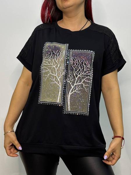 Футболка Kosta (48-52) 7502 black (лето)