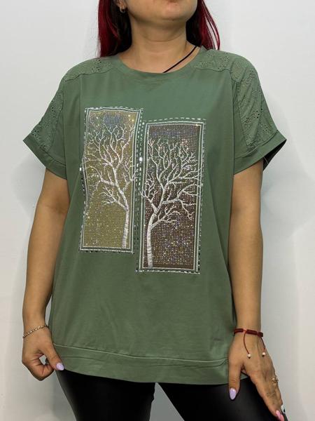 Футболка Kosta (48-52) 7502 green (лето)