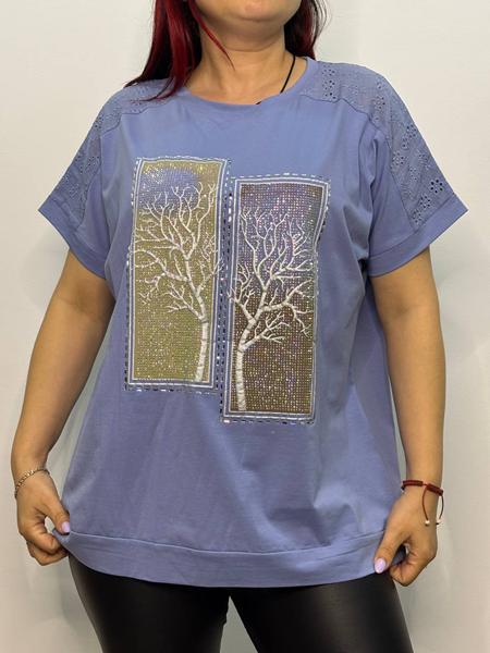 Футболка Kosta (48-52) 7502 lilac (лето)