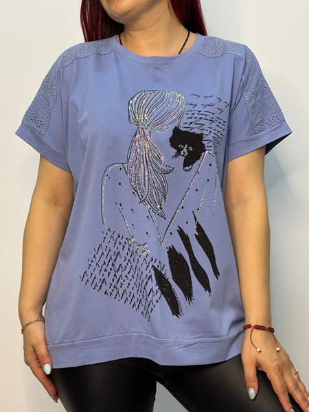 Футболка Kosta (48-52) 7507 lilac (лето)