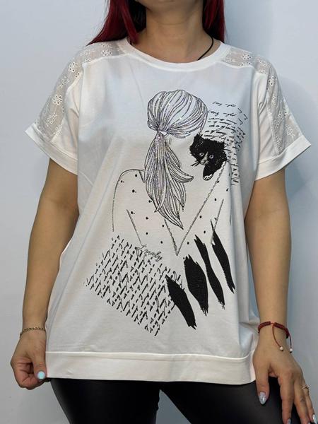 Футболка Kosta (48-52) 7507 white (лето)