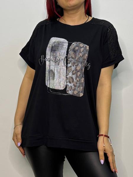 Футболка Kosta (48-52) 7518 black (лето)