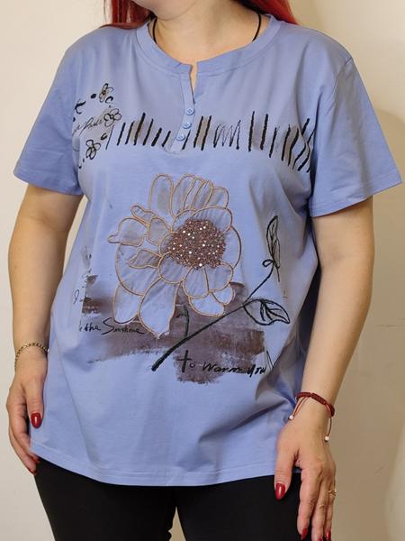 Футболка Kosta (48-52) 9668 lilac (лето)