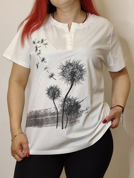 Футболка Kosta (48-52) 9679 white (лето)