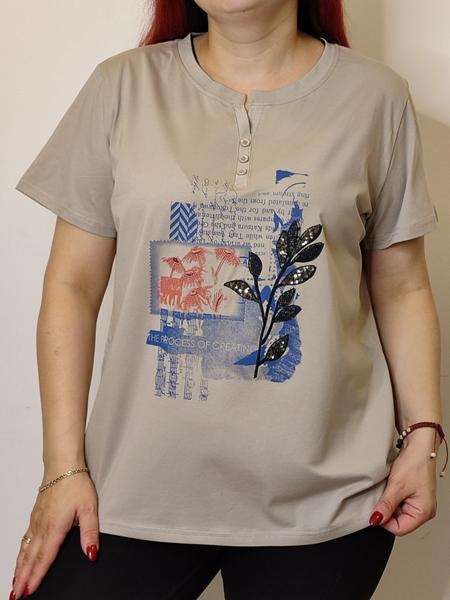 Футболка Kosta (48-52) 9683 beige (лето)