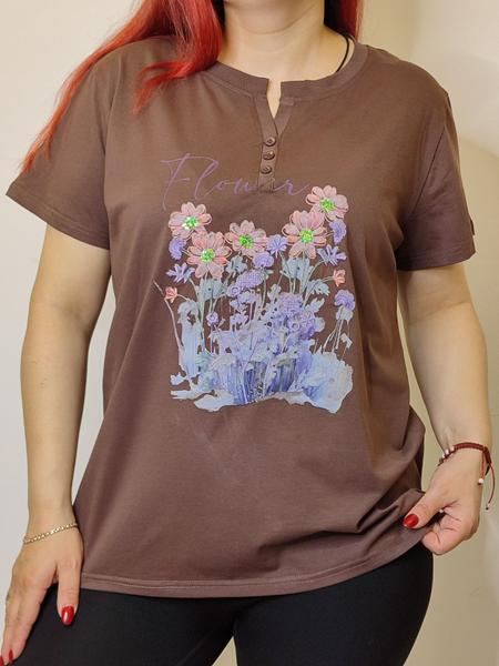 Футболка Kosta (48-52) 9687 brown (лето)