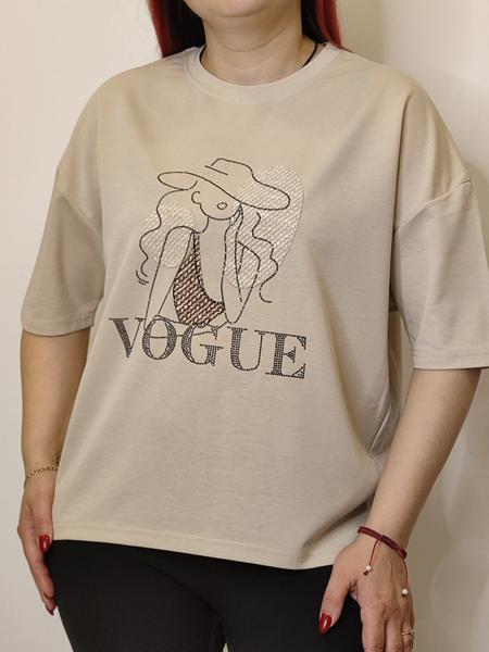 Футболка Kosta (46-48) A101 beige (лето)