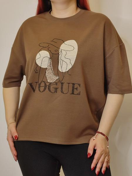 Футболка Kosta (46-48) A101 brown (лето)