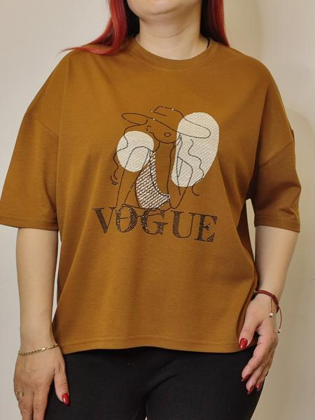 Футболка Kosta (46-48) A101 camel (лето)