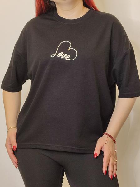 Футболка Kosta (46-48) A105 black (лето)