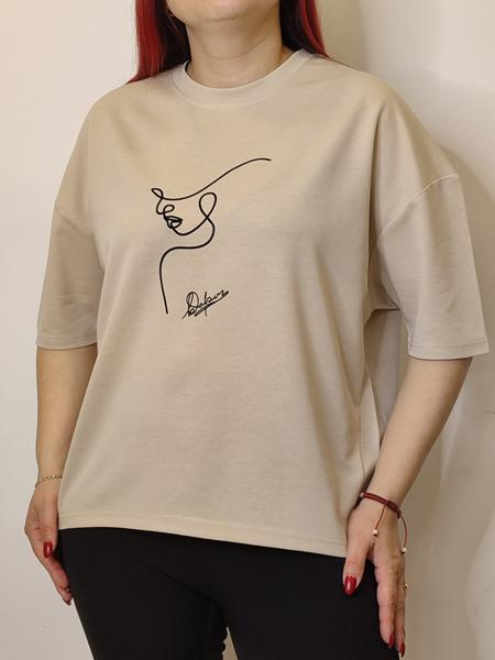 Футболка Kosta (46-48) A106 beige (лето)