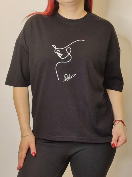 Футболка Kosta (46-48) A106 black (лето)