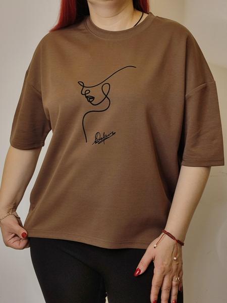 Футболка Kosta (46-48) A106 brown (лето)