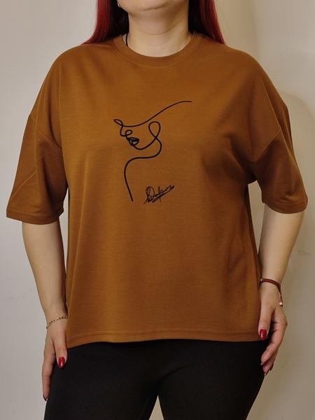 Футболка Kosta (46-48) A106 camel (лето)