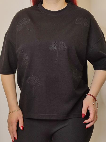 Футболка Kosta (46-48) A107 black (лето)