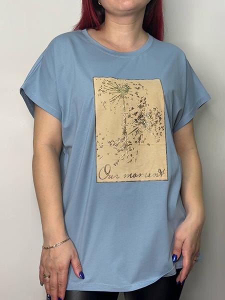 Футболка Kosta (50-54) E016 l.blue (лето)