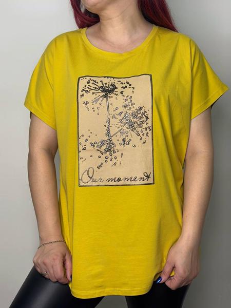 Футболка Kosta (50-54) E016 yellow (лето)