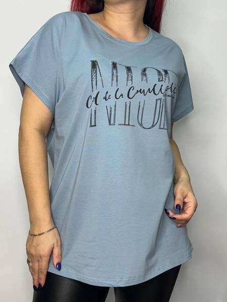 Футболка Kosta (50-54) E033 l.blue (лето)