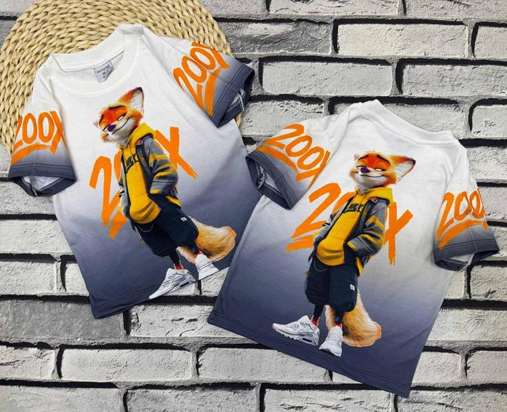 Футболка Dino (3-7) DN465 grey (лето)