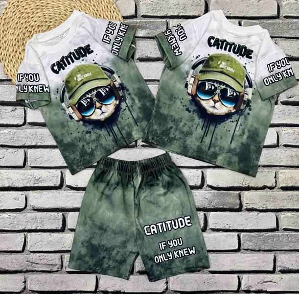 Костюм Dino (4-10) DN474 khaki (лето)