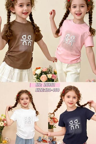 Футболка Farbique (120-160) 26861 pink (лето)