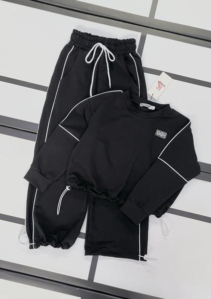 Костюм спорт Kosmy (128-152) 393 black (деми)