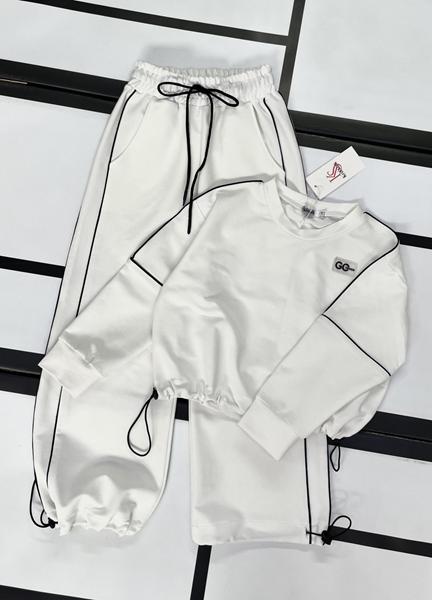 Костюм спорт Kosmy (128-152) 393 white (деми)