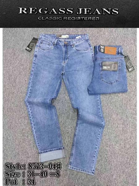 Джинсы Maxim Jeans (31-40) 8573 l.blue (деми)