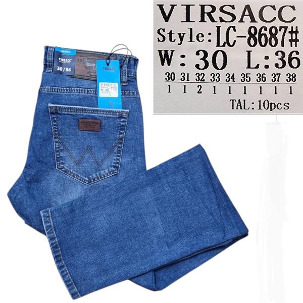 Джинсы Maxim Jeans (30-38) 8687 blue (деми)