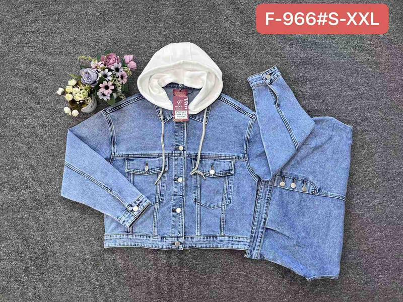 Куртка Maxim Jeans (S-2XL) 966 l.blue (деми)