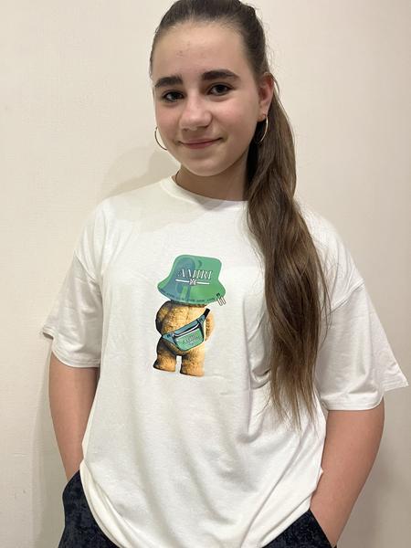 Футболка Moda school (140-164) M518 white (лето)